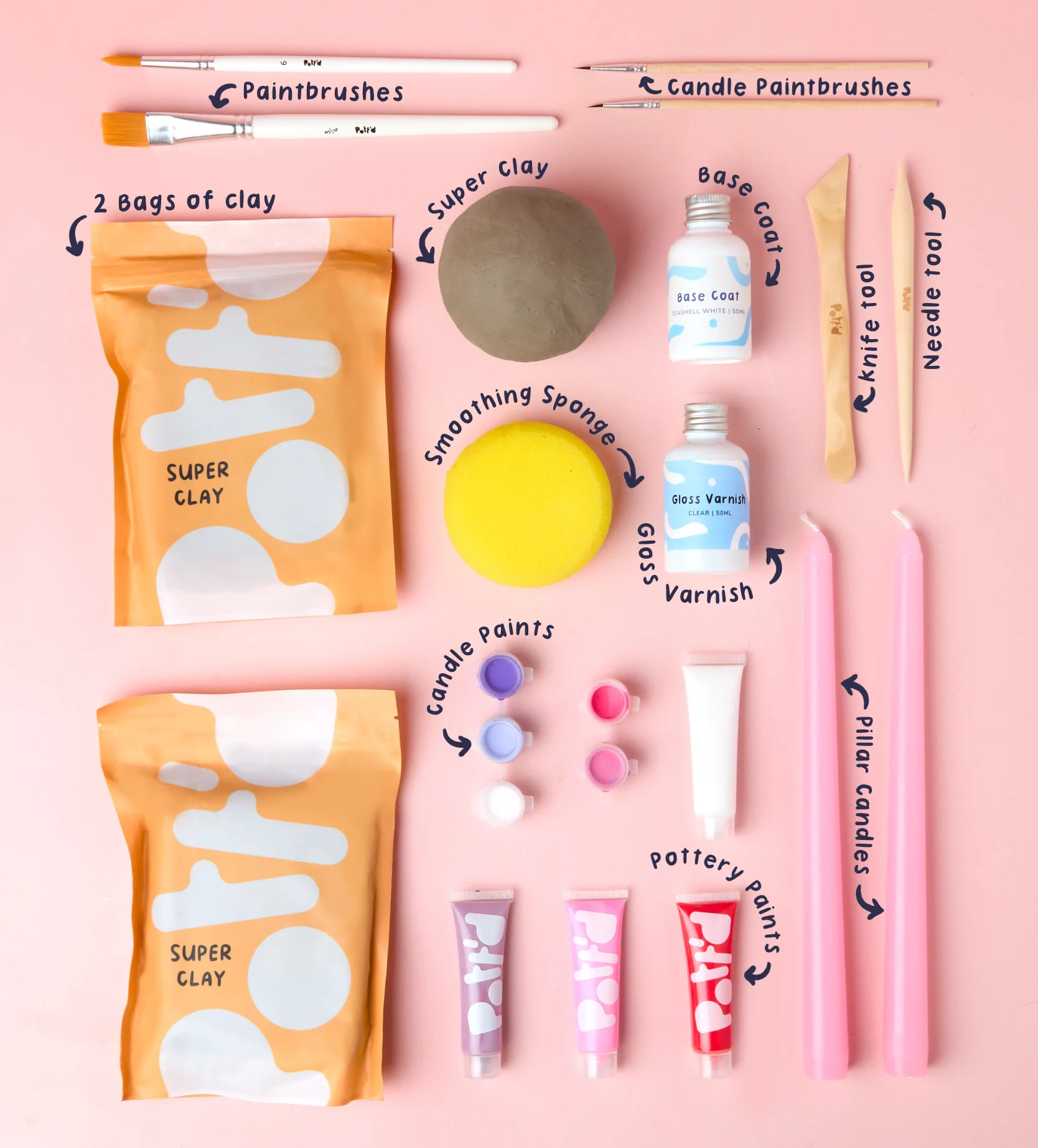Girl’s Night In: Candle Painting Kit - Image 3